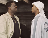 Pictures of Bernie Mac in the comedic baseball movie, Mr. 3000.