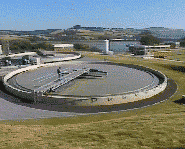 Sewage is treated in plants like this in North America