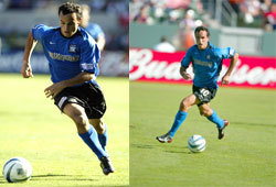 Picture of Landon Donovan, star of the San Jose Earthquakes of Major League Soccer.
