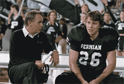 Billy Bob Thorton, Derek Luke and Tim McGraw star in the football movie, Friday Night Lights.