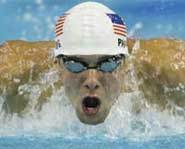 Michael Phelps gets hyped for his swimming races by listening to DMX.
