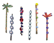 Make pretty hair accessories out of beaded bobby pins!