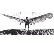 Picture of one of the first hang gliders.