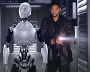 Photos from the movie I, Robot starring Will Smith.