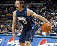 Picture of NBA point guard, Steve Nash.