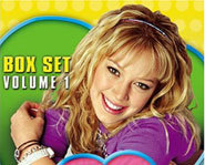 Hilary Duff stars in the Disney show, The Lizzie McGuire Show.