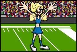 Write the Kidzworld Coach for cheerleading stunts and tips and other kids sports and fitness advice.