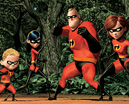 The superhero family comes to the rescue in The Incredibles.