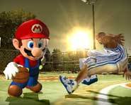 Nintendo's biggest video game characters compete against NBA all-stars in NBA Street V3 for the Nintendo Gamecube!