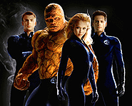 Jessica Alba plays one of the superheroes in the action flick, Fantastic Four.