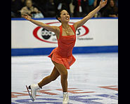 Picture of US figure skater, Michelle Kwan.