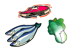 Iron is a mineral that can be found in red meat, fish and leafy green veggies.
