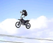 Rider gets massive air in the MotoX event at the Winter X Games.