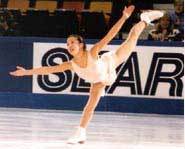 Photo of figure skater, Michelle Kwan.