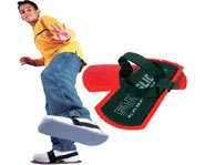 With Fun Slides Carpet Skates, you can enjoy sliding fun in your carpeted house.