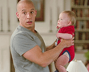 Vin Diesel takes on his toughest role - babysitting!