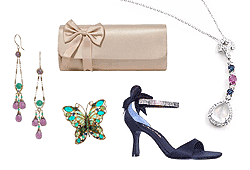 Rhinestones, ribbons and butterflies are hot for prom!
