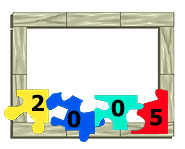 Remember special pics by glueing the dates onto frames.