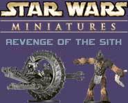 We have a sneak peek of Grievous's Wheel Bike from the Star Wars Miniatures: Revenge of the Sith game right here!
