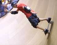 Skateboard world record holder Tony Hawk.