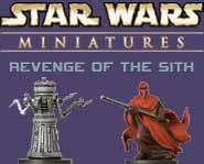 We have a sneak peek of six new figures from the Star Wars Miniatures: Revenge of the Sith game right here!