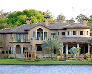 Picture of mansion in Florida neighborhood where many famous athletes and celebs own homes.