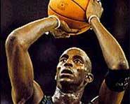 Kevin Garnett of the Minnesota Timberwolves is one of the NBA's best all around basketball players.