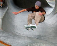 Photo of pro skateboarder, Tosh Townend.