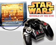 The Star Wars: Revenge Of the Sith Plug and Play systems features five Star Wars video games.