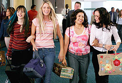 Alexis Bledel, Amber Tamblyn, America Ferrera and Blake Lively star in The Sisterhood of the Traveling Pants.