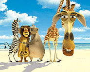 Marty, Alex, Gloria and Melman find themselves washed ashore on a strange island.