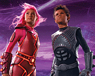 Taylor Lautner plays Shark Boy in the 3-D flick, The Adventures of Shark Boy and Lava Girl.