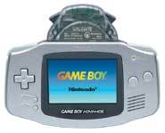 The Game Boy Advance Wireless Adaptor lets you play multiplayer games without jumbled cables!