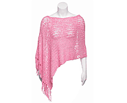 This season's must-have is the poncho, which you can wear over jeans and a tank.
