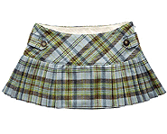 Plaid minis and pleated denim skirts are all the rage.