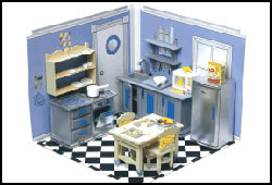 Design and decorate your own house with this cool craft kit.