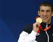 Michael Phelps made Olympic history by winning eight gold medals at the 2008 Summer Olympics in Beijing.