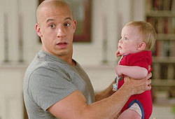 Vin Diesel stars in the Disney flick, The Pacifier.