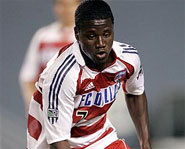 Photo of Major League Soccer star, Eddie Johnson.