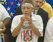 Takeru Kobayashi is the top dog of hotdog eating.