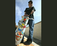 Photo of skateboarder Ryan Sheckler.