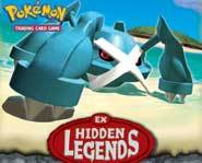 Get a game review of the Pokemon Trading Card Game EX Hidden Legends expansion set and theme decks!