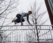 Picture of a basic free running move.