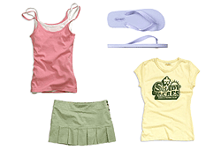 It's all about color, layers and flirty accents!