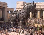 The Trojan Horse was used by the Greeks to infiltrate Troy.