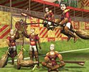 Harry Potter Quidditch World Cup for the Playstation 2, Gamecube, Xbox and PC lets you challenge your friends at home or online!