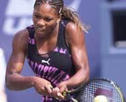 Serena Williams won three Grand Slam tennis events in 2002.