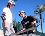 Mike Ogas teaches skateboarding tricks in Zero to Hero.