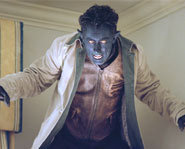 Nightcrawler is the mutant son of Mystique. Alan Cumming plays him in X2.