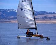 Ice sailing use boats with blades and can reach speeds of up to 100 miles per hour!